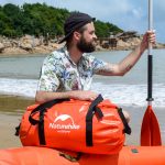 Сумка-баул водонепроникна Naturehike NH20FSB03, 60 л, червона - Зображення 4