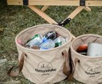 Складане відро для води з ПВХ Naturehike NH20SJ040, 20 л, зелений - Зображення 5