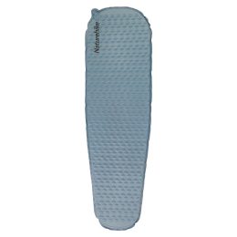 Матрац туристичний надувний одномісний  Naturehike CNK2300DZ013, 185x55x3.5 см, блакитний, овальний