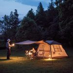 Намет з навісом Naturehike Village CNK2300ZP021, коричневий великий - Зображення 4
