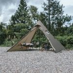 Намет із гострою верхівкою Naturehike CNK2300ZP025, коричневий - Зображення 6