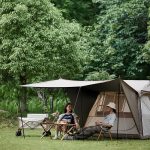 Намет з навісом Naturehike Village CNK2300ZP021, коричневий великий - Зображення 9