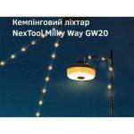 Кемпінговий ліхтар-гірлянда NexTool Milky Way - GW20, біла (20 метрів) - Зображення 12