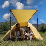 Намет двомісний Naturehike P-Series NH18Z022-P, 210T/65D, темно-синій - Зображення 4