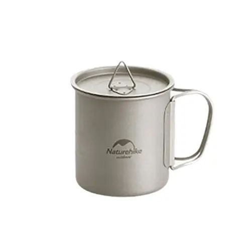 259159.970 Кружка титанова з ручкою 600 мл Naturehike NH20CJ005 - Зображення 1