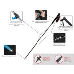 Трекінгова палиця Naturehike ST07 NH18D010-Z, 99-115 см, бордова - Зображення 7