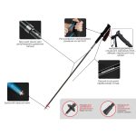 Трекінгова палиця Naturehike ST08 NH18D020-Z, 110 см, бордова - Зображення 8