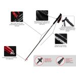Трекінгова палиця Naturehike ST10 NH19S010-T, 130 см, блакитний - Зображення 6