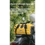Водонепроникна дорожня сумка Naturehike CNK2450XB015, 90 л, чорна - Зображення 6