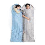 Спальник з капюшоном Naturehike L250 NH21MSD07, (9°C), правий, сірий - Зображення 4