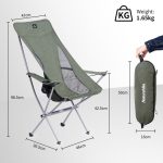 Крісло складане Naturehike CNK2300JU0003, зелене - Зображення 11