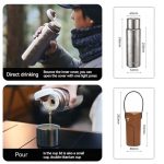 Термос титановий з чохлом Naturehike CNK230CF012 600 ml - Зображення 4