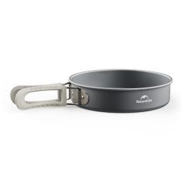 Сковорідка зі складаною ручкою Naturehike CNK2450CF010, 17,5 см, алюміній