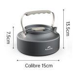 Чайник Naturehike CNK2450CF010 0.8 л, алюміній - Зображення 4