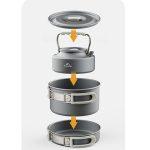 Каструля Naturehike CNK2450CF010, 1.7 л, алюміній - Зображення 5