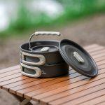 Набір посуду (каструля, сковорідка, чайник) Naturehike CNK2450CF010, алюміній - Зображення 9