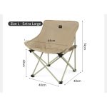 Стілець складаний Naturehike Stellaluna T01 CNH23JU13002, L, бежевий - Зображення 2