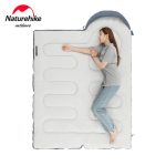 Спальник з капюшоном та закругленим дном Naturehike Y150 NH21MSD08 лівий, темно-блакитний - Зображення 2