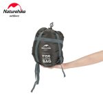 Спальник з капюшоном та закругленим дном Naturehike Y150 NH21MSD08 лівий, темно-блакитний - Зображення 3