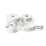 Чайник з керамічним антипригарним покриттям Naturehike CNK2450CF013 0,8 л, алюміній, білий - Зображення 2