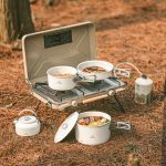 Чайник з керамічним антипригарним покриттям Naturehike CNK2450CF013 0,8 л, алюміній, білий - Зображення 8