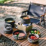 Набір посуду (2 каструлі, сковорідка) Naturehike CNK2450CF010, алюміній - Зображення 8