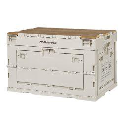 Складаний контейнер Naturehike CNK2450XB020, 52 л, бежево-сірий
