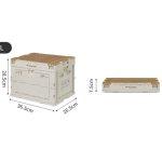 Складаний контейнер Naturehike CNK2450XB020, 23 л, бежево-сірий - Зображення 5