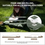 Матрац з подушкою ортопедичний одномісний  Naturehike CNK2450WS020, самонадувний, 200х63х10 см, темно-зелений - Зображення 3