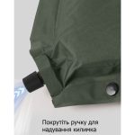 Матрац з подушкою ортопедичний одномісний  Naturehike CNK2450WS020, самонадувний, 200х63х10 см, бежевий - Зображення 6