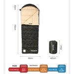 Спальний мішок з капюшоном Naturehike M320 CNK2350WS023, зелений камуфляж, правий - Зображення 3