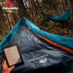 Спальник з капюшоном та закругленим дном Naturehike Y150 NH21MSD08 правий, темно-блакитний - Зображення 5