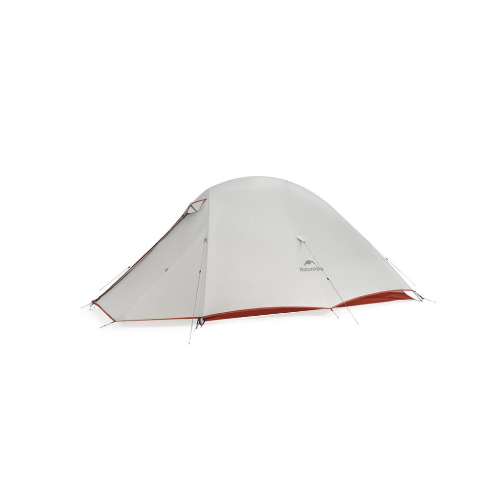 346903.970 Намет надлегкий двомісний з футпринтом Naturehike Cloud Up Pro CNK2350WS020, 20D, світлий сірий - Зображення 1