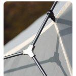 Намет надлегкий двомісний  з футпринтом Naturehike Cloud Up Pro CNK2350WS020,  20D, світлий сірий - Зображення 7