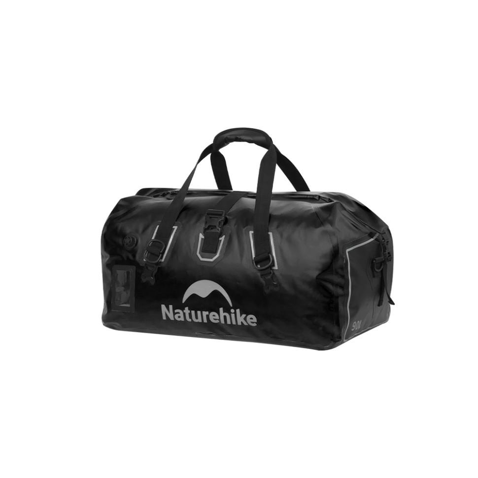347026.970 Водонепроникна дорожня сумка Naturehike CNK2450XB015, 90 л, чорна - Зображення 1