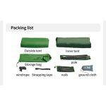 Намет надлегкий одномісний Naturehike Cloud Up Base 1 CNK2450WS032, зелений - Зображення 3