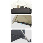 Намет двомісний ультралегкий Naturehike Mongar UL CNK2550WS016, коричневий - Зображення 9