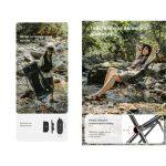 Крісло складане Naturehike Stellaluna L04 CNK2450JJ015, розмір L, алюміній, чорне - Зображення 10