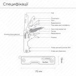Мультитул NexTool Multi Functional Knife, зелений - Зображення 2