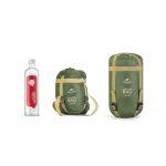 Спальний мішок Naturehike LW180 Mini NH21MSD04, лівий, темно-зелений - Зображення 4