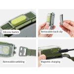 Ліхтар налобний Naturehike CNK2550ZM011, сірий - Зображення 4