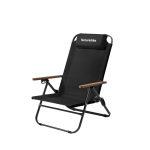 Крісло складане з регульованим нахилом Naturehike CNK2550JJ012, вуглецева сталь, чорний