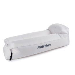 Матрац, ламзак надувний Naturehike NH20FCD06, 180х70х52 см, сірий, має чохол-рюкзак