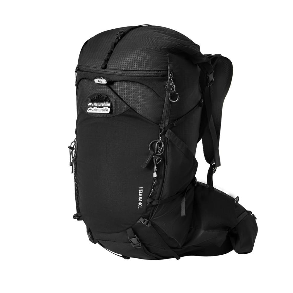 366113.970 Рюкзак туристичний Naturehike Helium CNK2450XB016, 40 л, чорний, M - Зображення 1