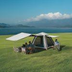 Намет чотиримісний автоматичний надувний із тентом Naturehike Ango CNK2550WS017, коричневий - Зображення 2