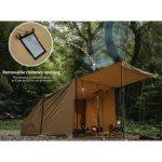 Намет одномісний із тентом Naturehike CNK2450WS026, коричневий - Зображення 4