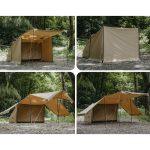 Намет одномісний із тентом Naturehike CNK2450WS026, коричневий - Зображення 8
