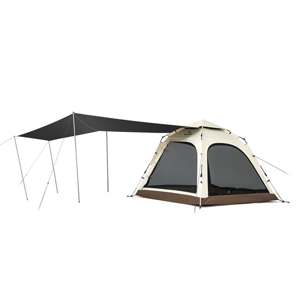 369249.970 Намет тримісний автоматичний із тентом Naturehike Ango CNK2550WS010, L, коричневий - Зображення 1
