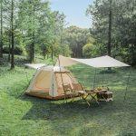 Намет тримісний автоматичний із тентом Naturehike Ango Picnic CNK2450WS021, коричневий - Зображення 4