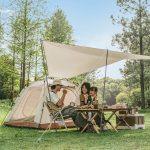 Намет тримісний автоматичний із тентом Naturehike Ango Picnic CNK2450WS021, коричневий - Зображення 11